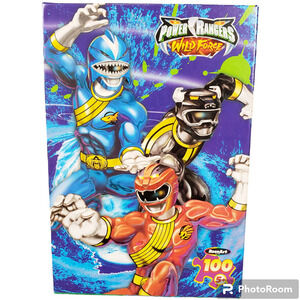 Vintage 2002 Power Rangers Wild Force Puzzle 100 pcs RoseArt NEW Y2K Collectible